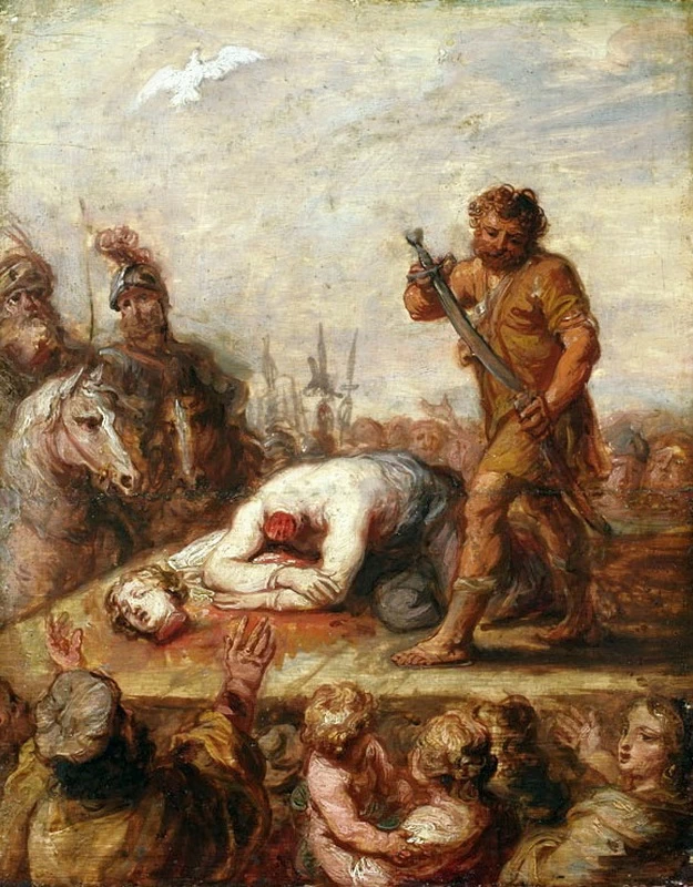 Decapitazione di un santo - National Museum in Warsaw